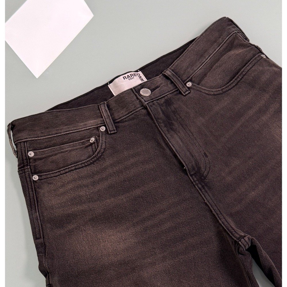 VTG Y2k RARE DNM EDIT Wide‎ Leg Jeans 34x32 Black